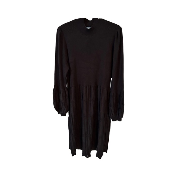 Draper James Long Sleeve Black Knit Sweater Dress NWT Size XXL - Picture 5 of 9